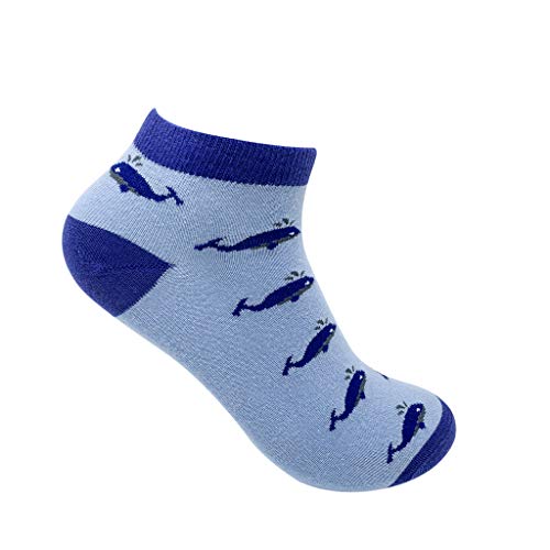 Image of Mint & Oak Men Ankle Socks, Printed Funky Socks, Cotton Unisex Ankle Length Sock, Odour Free Socks - Pack of 1