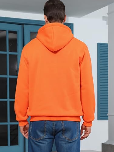 Men Quarter Zip Hoodie Fleece Lightweight Mens Half Zip Pullover Long Sleeve Drop Shoulder Hooded Sweatshirt3