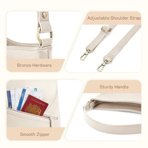 Image of Missnine Hobo Bag Purses and Handbags for Women Top Handle Handbags with Pocket Zipper