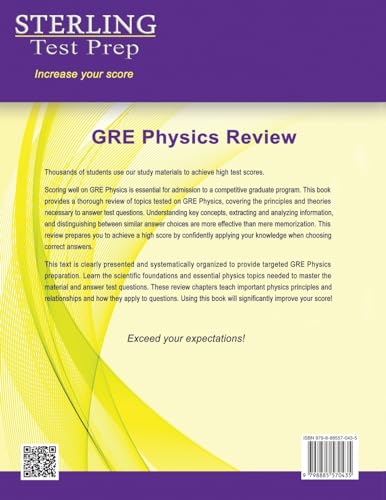 GRE Physics Review: Comprehensive Review for GRE Physics Subject Test