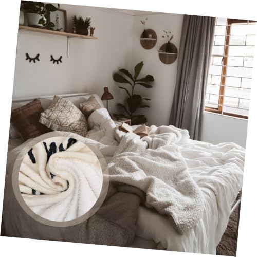 Couverture lit pour chambre froide et literie confortable style lettre