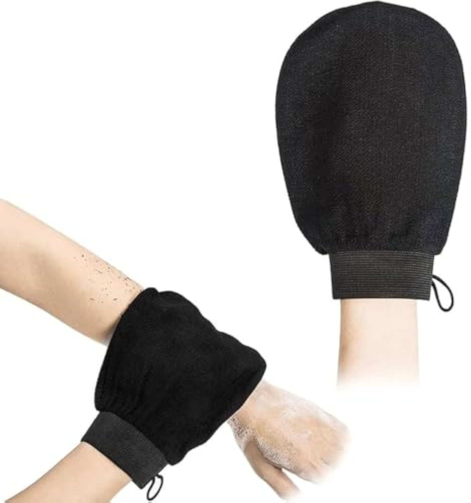 Double Sided Bath Body Exfoliating Scrubbing Gloves