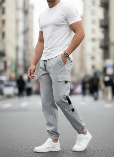 Image of Mack Jonney Men's Solid Joggers | Solid Design | Regular Fit | Casual & Athleisure Wear |Pack of 1-MMJ-79