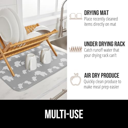 50% Off Gorilla Grip Microfiber Dish Drying Mat 2-Pack