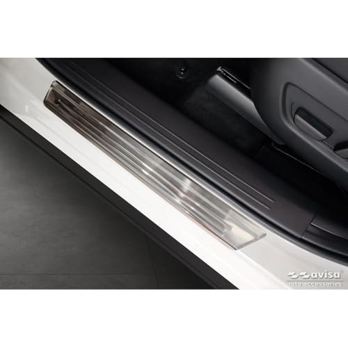 Seuils de portes Mazda CX-60 KH accessoire protection acier inox Avisa - 2