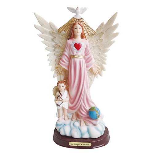 Estatua Arcángel Chamuel 12 Pulgadas