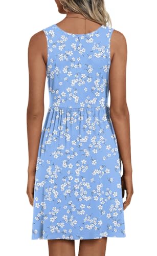 Image of CATHY 2026 Womens Casual Dress Summer Sleeveless Dresses V Neck Wrap Sexy Sundress with Pockets S-2XL