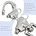 MAMDAFAON Swivel Eye Snap Shackle, 316 Stainless Steel Quick Release Snap Shackle for Marine Hardware Rigging and Sailboat Hardware, 2pcs Quick Release Swivel Clip