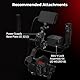 SMALLRIG Focus Control Dual Grip für DJI RS 2 / RS 3 Pro/RS 4 Pro Gimbal Stabilizer, Doppelgriff mit NATO-Schiene, Joystick-Bedienung, Moduswechsel, max. Belastung 17,6 lb -4327