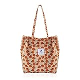 NOKDAL Tote Bag Pana Bolso de Totalizador Bolsa de Tela Mujer Bolsas de Playa Grandes Bolsa Shopper Reutilizable Bolsa de Compra Bolso de La Manija para Viajes Diarios, Oficina,Escolares