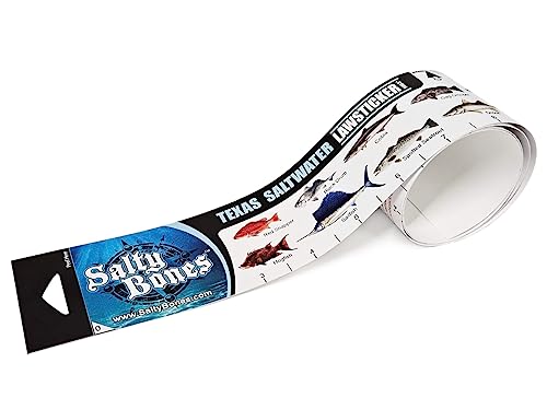 Salty Bones Texas Saltwater Lawsticker - 36" Sticker Ruler - Made in The USA - Newest Version