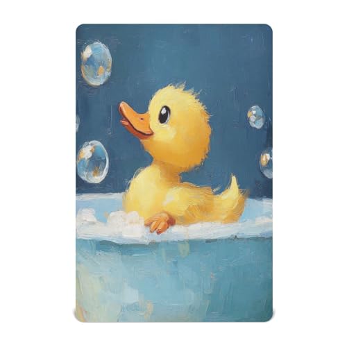 Crib Sheets for Boys Girl Cute Yellow Duck Breathable Mini