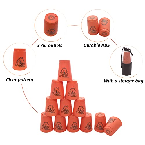 Kuiji 12 Tazze da Impilare Gioco - velocità