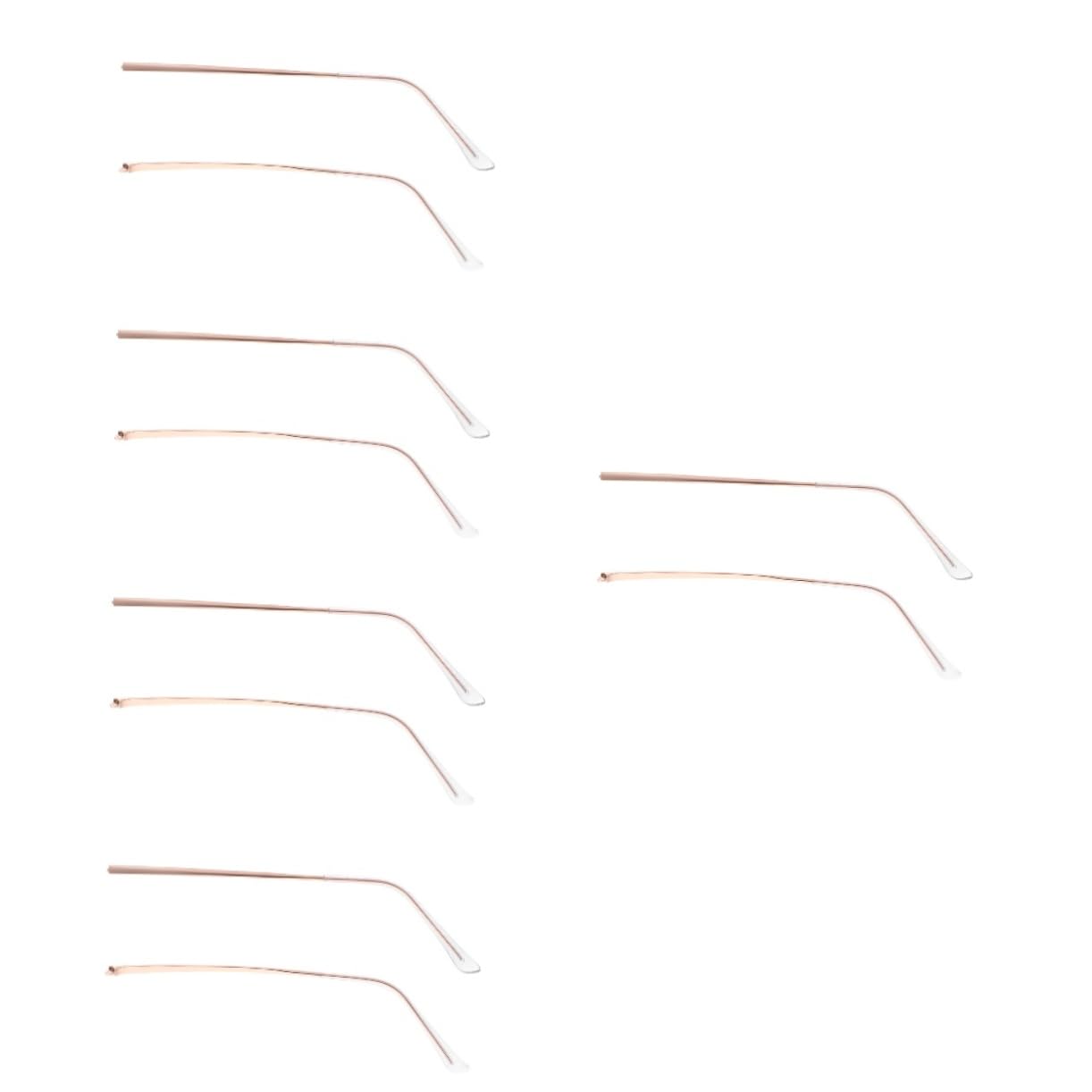 FRCOLOR Lot De 5 Paires De Branches De Rechange Antidérapantes Pour Lunettes Confortables Et Robustes