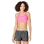 Electric Pink (695)/Purple Club - Crossback Mid Sports Bra
