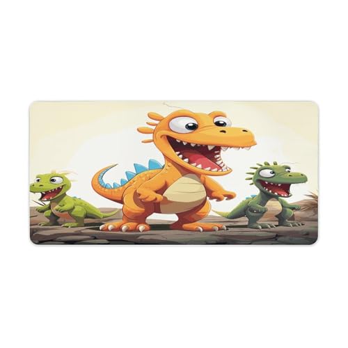 Cartoon Dinosaur Images Alfombrilla para Escritorio Grande