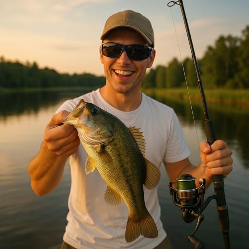 Image of IGnaef Polarized Fit Over Sunglasses for Men UV Protection, Wrap Around Shades for Fishing Driving