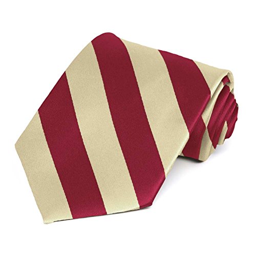 Image of tiemart Men's Striped Tie Standard Length