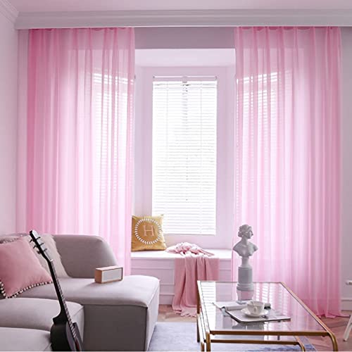 Ventana Visillos Salon, Cortinas Panel Cortinas Opacas Termicas Cortinas Visillos Cortina Translucidas con Ojales para Ventanas Habitación Niño Salon Dormitorio Comedor Cover