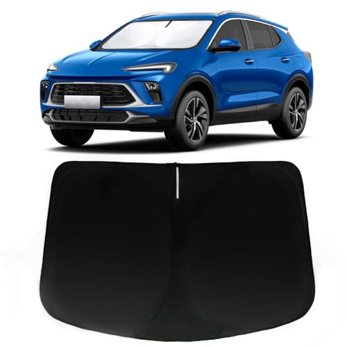Image of Car Front Windshield Sun Shade for Encore 2020-2024, Car Window SunShades Shield Cover Visor Protector with 240T Reflective Fabric UV & Sun Heat Protection Accessories