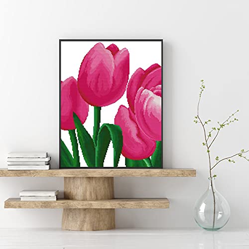 Diamond Painting 5D de Tulipanes Full Round Drill para Cuadro de Diamantes B1335 4