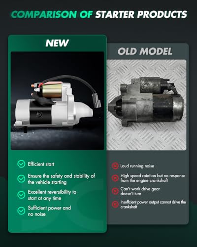 Image of SCITOO Motor Starter for 17867N Starters Fit for Dodge for Ram 1500 2014-2017, for Dodge for Ram 2500 2014-2017, for Dodge for Ram 3500 2014-2017, for Infiniti for QX56 2004-2010