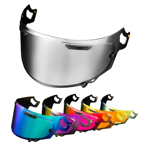 PSLER Regent X Visor Corsair X Visor VAS-V MAX Vision Face Shield Quantum X Visor Helmet Shield for Regent X VAS-V MAX Corsair-X Quantum-X Signet-X RX7X Defiant-X Dt-X,Deep Silver-Mirror