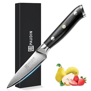 PAUDIN Damastmesser 9 cm Gemüsemesser