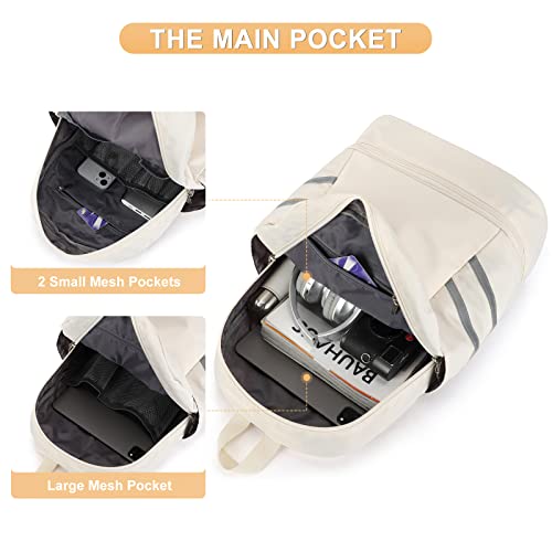 coofay Gym Backpack For Women Waterproof Backpack With Shoe Compartment Lightweight Travel Backpack Sports Backpacks Large Gym Bag