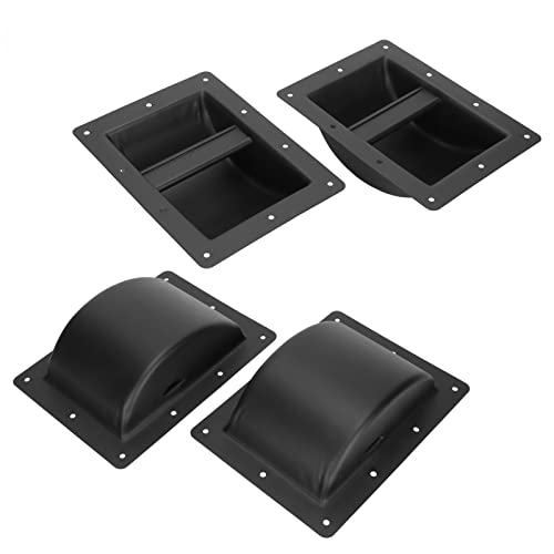 Beufee 2pcs Speaker Carry Grasp, Speaker Cabinet Handle Professional Steel Replacement Audio Cabinet Carry Grasp for Stage Audios, Black