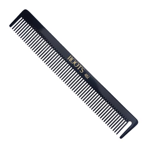 Image of ROOTS - Professional Hair Cutting Comb | Salon Grade - For Men & Women | Ideal for Sectioning & Colouring | Round Teeth prevent Hair & Scalp damage | Length - 7.2 Inch | Model No. 402