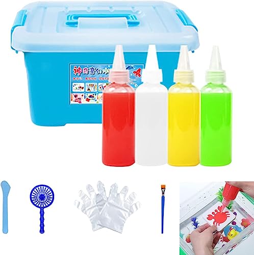 YRTOYS Magic Water ELF Toys, Creative 3D Handmade Magic Gels Toys Homemade DIY Handmade Material Kit (multicoloure) (1), Plastic YRTOYS Magic Water ELF Toys, Creative 3D Handmade Magic Gels Toys Homemade DIY Handmade Material Kit (multicoloure) (1), Plastic