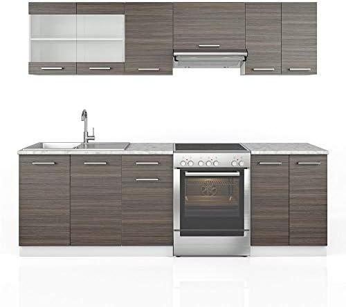 Hängeschrank Regal 30 Cm Bianca Grey Rose - Grau Küchenzeile Küchenblock Online Kaufen Bei Netto