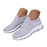 Women's Knit Mesh Slip On Sneakers Casual Lightweight...