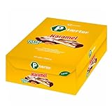 Carletti P-Tærter Karamel 500g Ekstra Store – Dänische P-Torten mit Karamell, französischem Nougat, Erdnüssen & Schokolade – Original dänische Spezialität Vorratspackung – P-Tærte Karamell XL