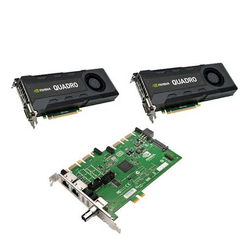 PNY Video Card VCQK5200SYNC-2K52KIT Dual Quadro K5200 16GB DR5 PCIE2 ...