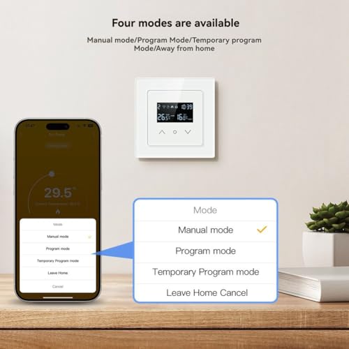 Thermostat WiFi Tuya programmable avec écran LCD pour plancher chauffant - 8