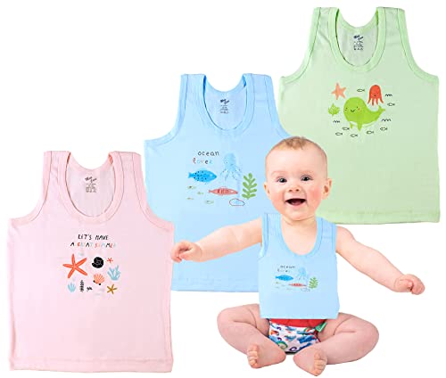 MOM CARE Baby Vest for Newborn Soft Innerwear for Boys and Girls