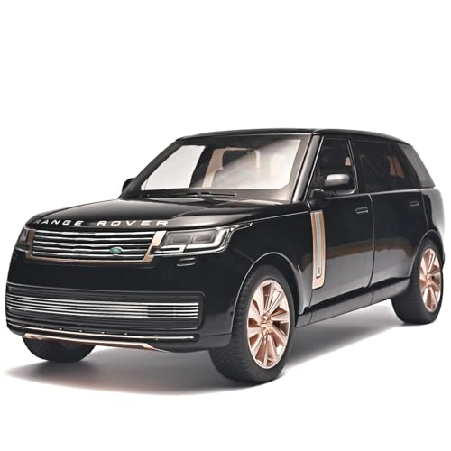 RZAPE Car Toys for Boys 1/18 Diecast Cars Compatible with Land Rover Range Rover Model Car Kits Collection,Metal Off-Road SUV Toy Car with Light and Sound,Cars for Kids Ages 3-5(Black)