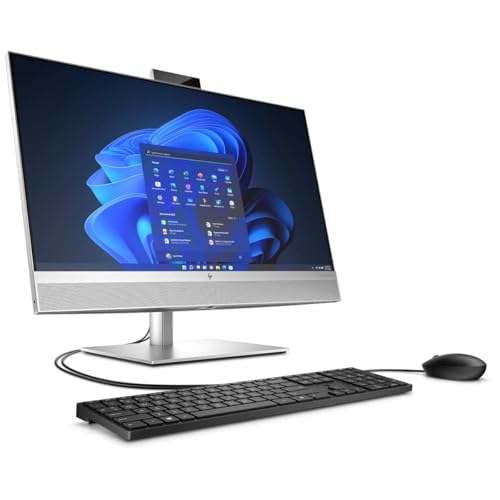 Image of HP EliteOne 870 G9 27 inch All-in-One Desktop PC - Intel Core i7-12700, 8GB DDR5 RAM, 512GB PCIe NVMe SSD, Intel UHD 770 Graphics, Full HD Display, Windows 11 Pro