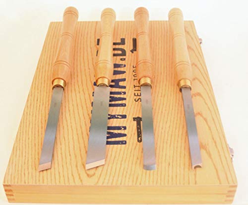 Preisvergleich Produktbild HSS Profi Drechselmesser Set 4 teilig Drechseleisen Satz Drechseln Drechselbank