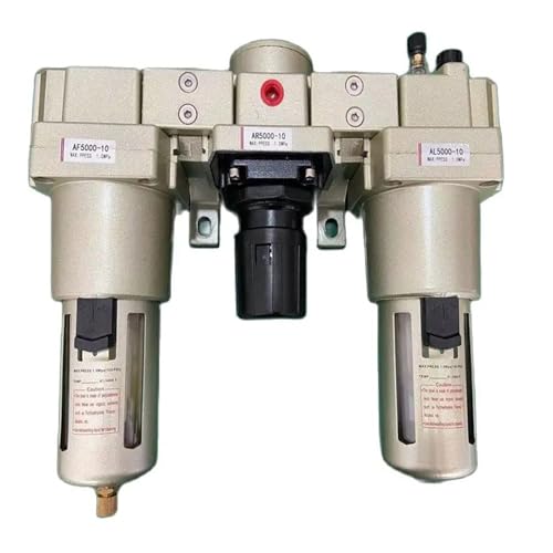 Régulateur de pression pneumatique AC5000 triple filtre à air et huile 1"
