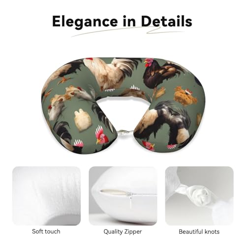 Almohada cervical de poliéster para viaje miniatura 4
