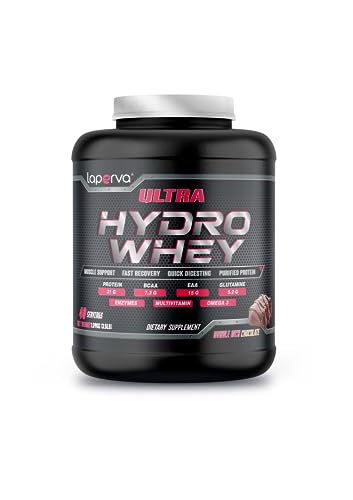 Laperva Ultra Hydrolysed Whey Protein - 31g High Protein in 39g Serv - Isolated Whey with Zero Sugar & Carb - Vegeterian (Double Rich Chocolate 3.5 LB)