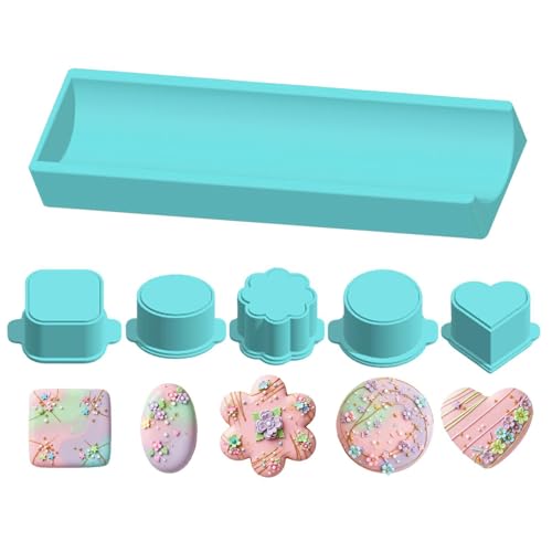 Moldes de pastel Pop para bodas y cumpleaños con bandeja de repostería 2