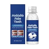 Dental Filling Beads(30ML/1FL.OZ) | Temporary filling, Covering of tooth cavities | Comfort-focused experience, DIY Tooth Filling Kit