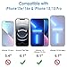JETech Screen Protector for iPhone 17e (2026) / iPhone 16e / iPhone 13/13 Pro, Tempered Glass Film, 6.1-Inch Display, 3-Pack