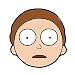Produktbild Rick and Morty - Morty Kopf - Mousepad | Offizielles Merchandise