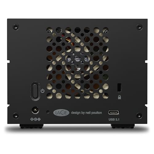 Image of LaCie 2big RAID, 36TB, External Hard Drive Desktop, USB-C, 7.200 RPM, Enterprise Class Drives, for Mac and PC Desktop (STHJ36000800)