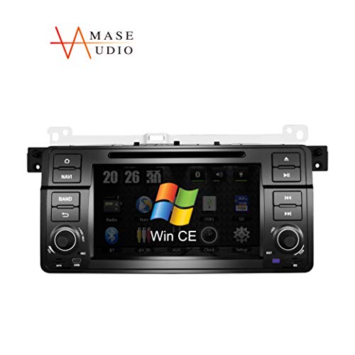 Amaseaudio, Car Stereo, 1 Din for BMW E46 M3(1998-2005), 7" Touchscreen, in Dash